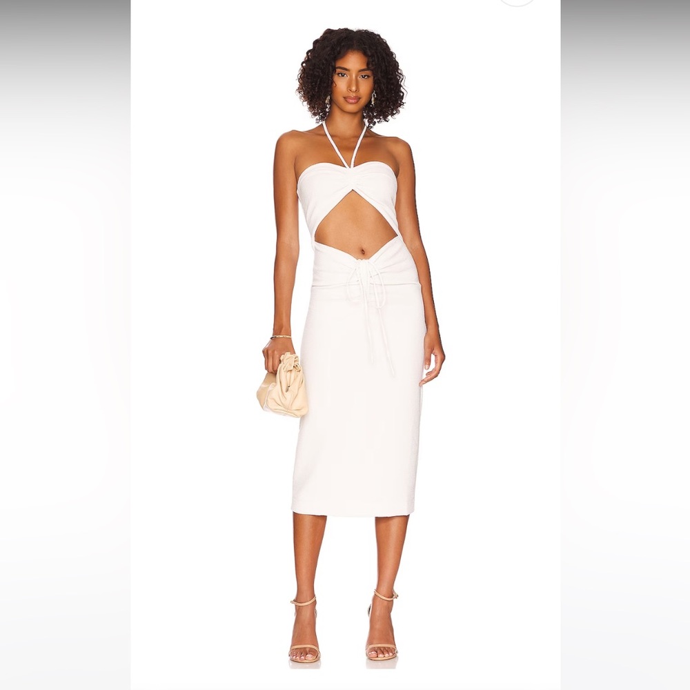 Aviva Midi Dress in Ivory
NBD
